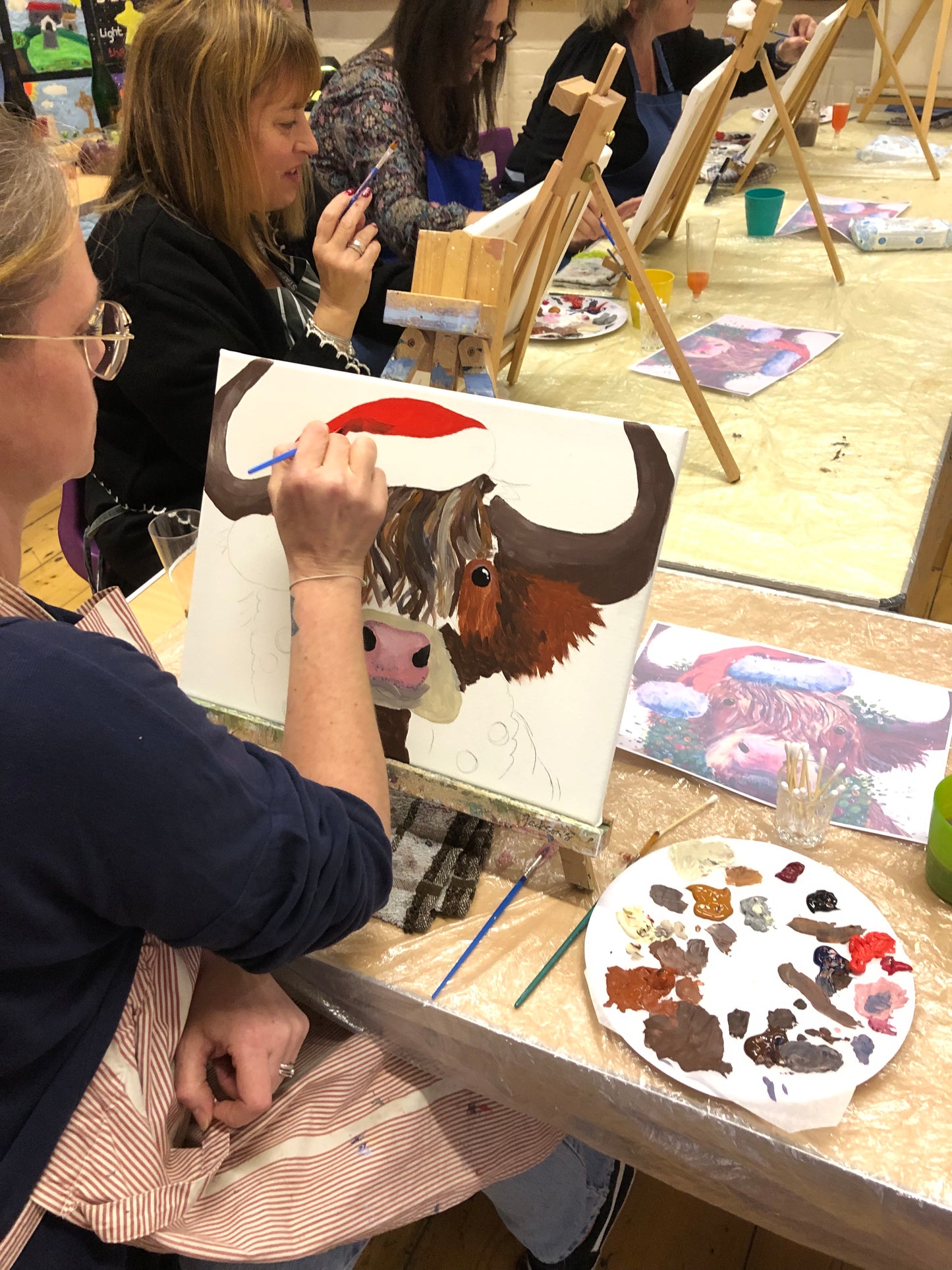 Festive Highland Cow Workshop Thursday 11th December 1.30pm - 4.30pm