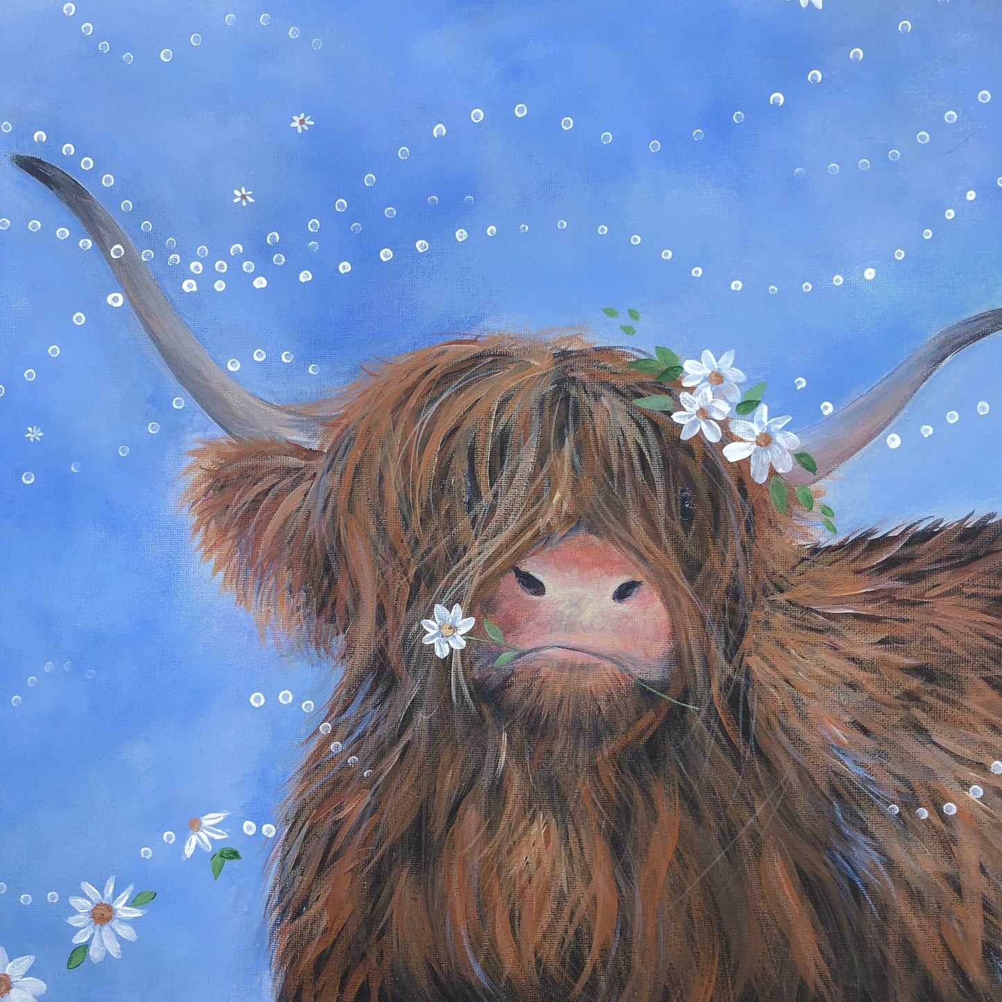 Highland Cow Painting Class Friday 21st March 7pm - 9.30pm