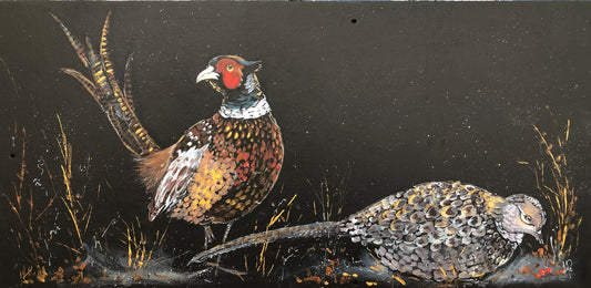 Swift Fitness private class Winter pheasants painting workshop Sunday 30th November 1pm - 5pm