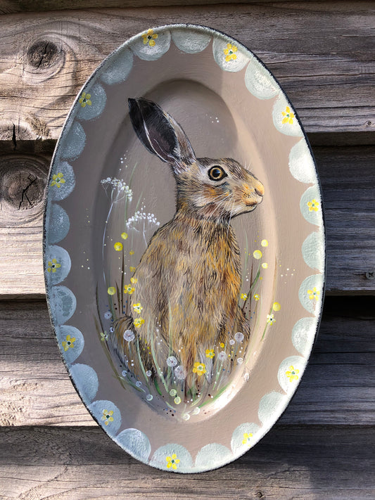 Meadow Hare original painting